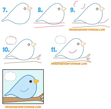 bird pictures to draw|52 Easy Bird Drawing Tutorials .